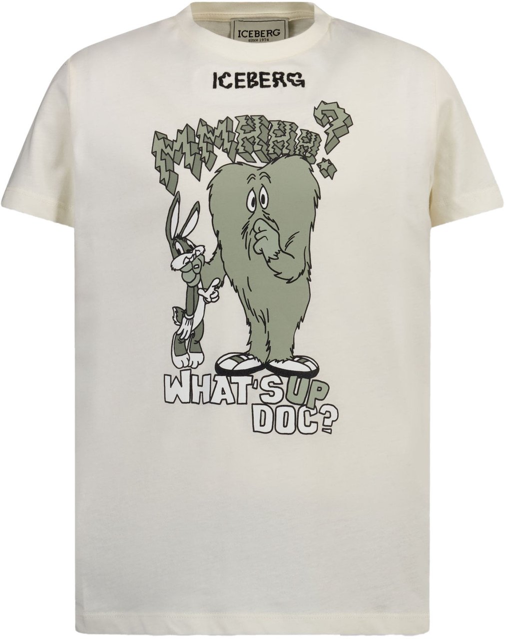 Iceberg Iceberg Kinder Jongens T-Shirt In Off White Wit