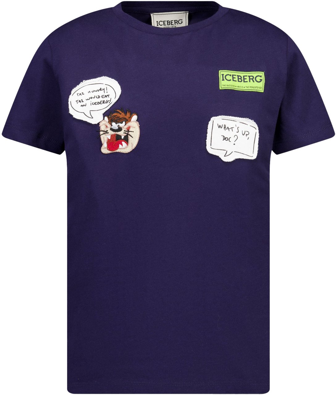 Iceberg Iceberg Kinder Jongens T-Shirt In Navy Blauw