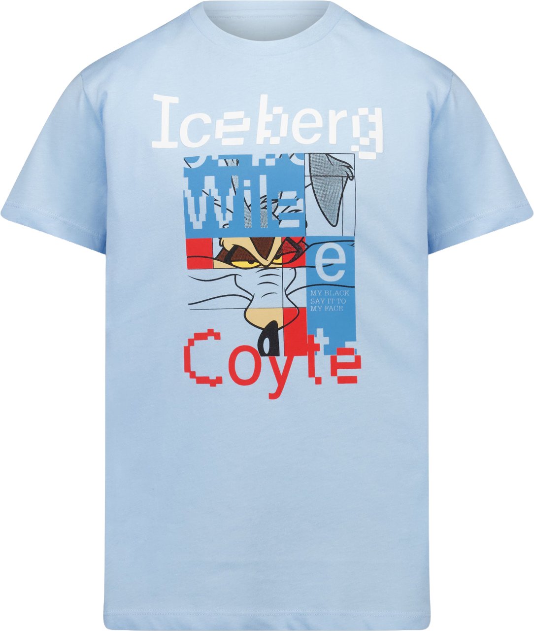 Iceberg Iceberg Kinder Jongens T-Shirt In Licht Blauw Blauw