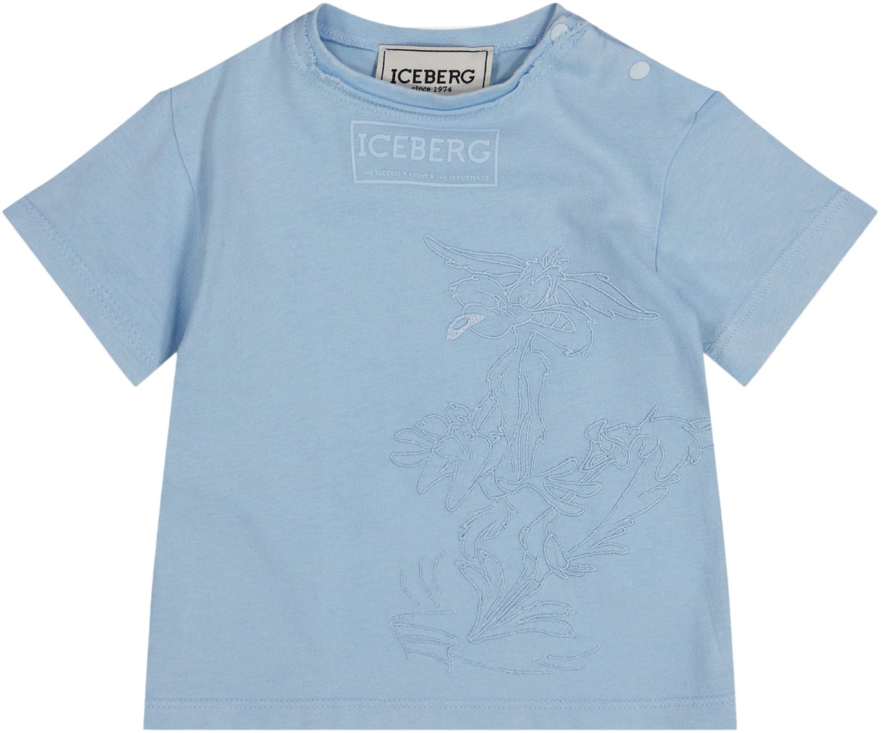 Iceberg Iceberg Baby Jongens T-Shirt In Licht Blauw Blauw