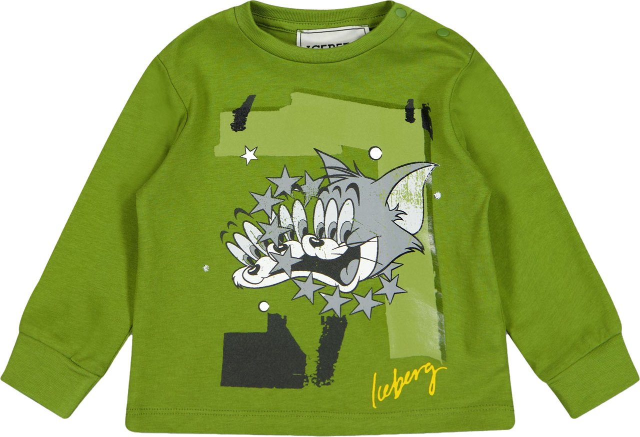Iceberg Iceberg Baby Jongens T-Shirt In Groen Groen