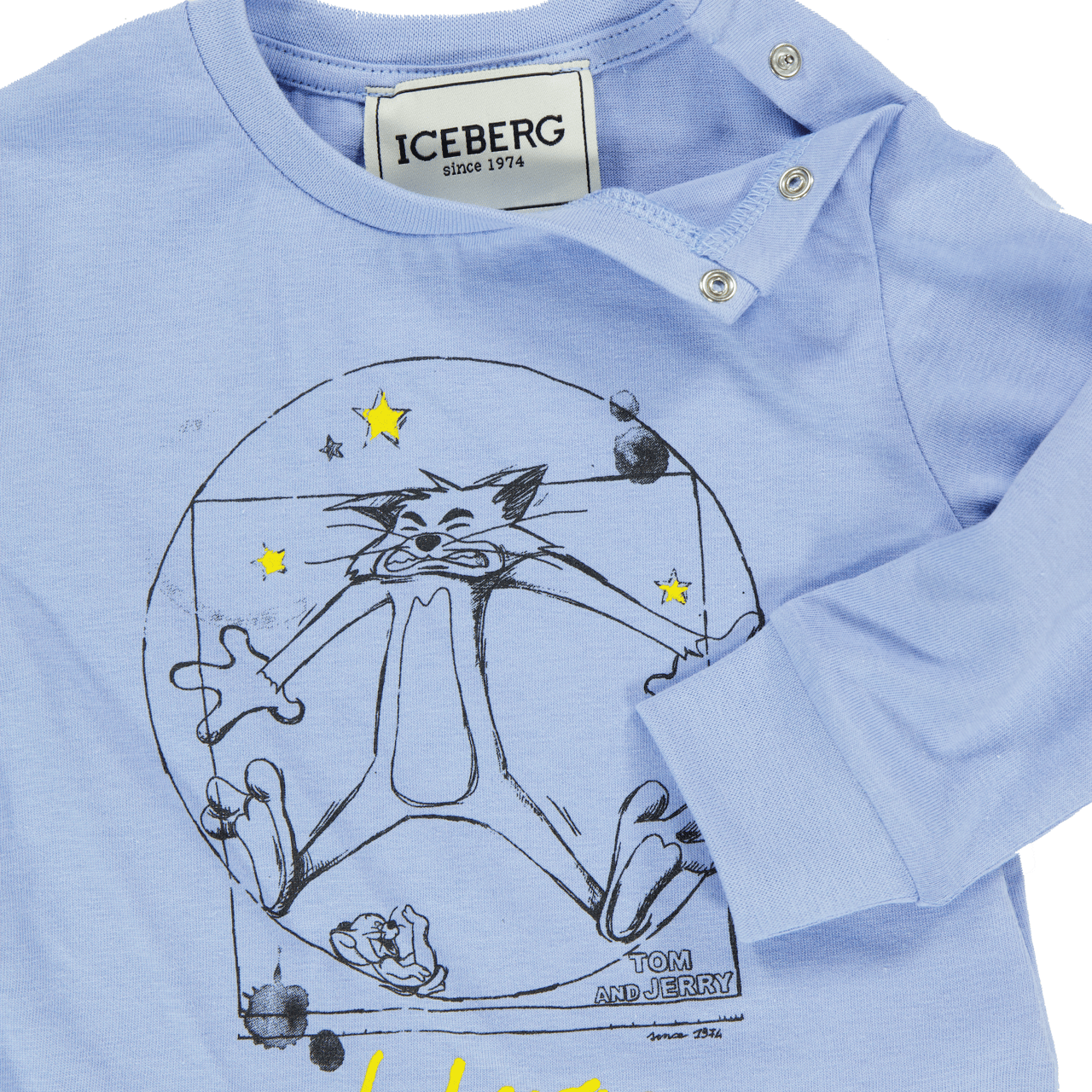 Iceberg Iceberg Baby Jongens T-Shirt In Licht Blauw Blauw