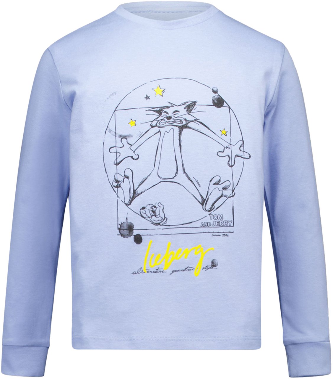 Iceberg Iceberg Kinder Jongens T-Shirt In Licht Blauw Blauw