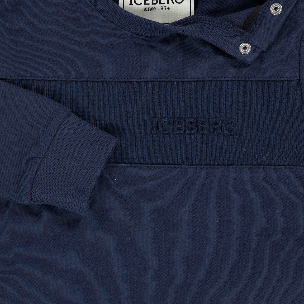 Iceberg Iceberg Baby Jongens T-Shirt In Navy Blauw