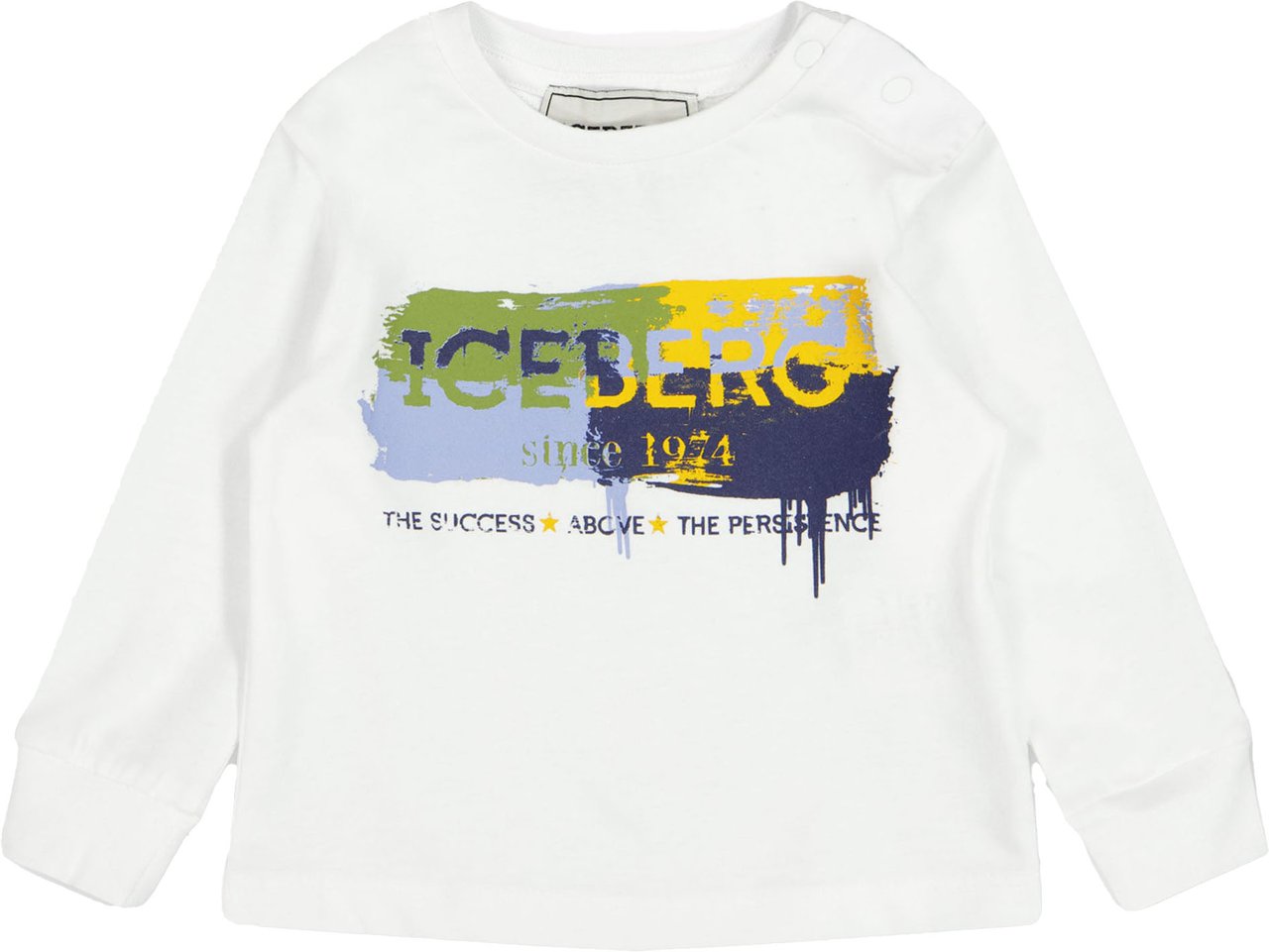 Iceberg Iceberg Baby Jongens T-Shirt In Wit Wit