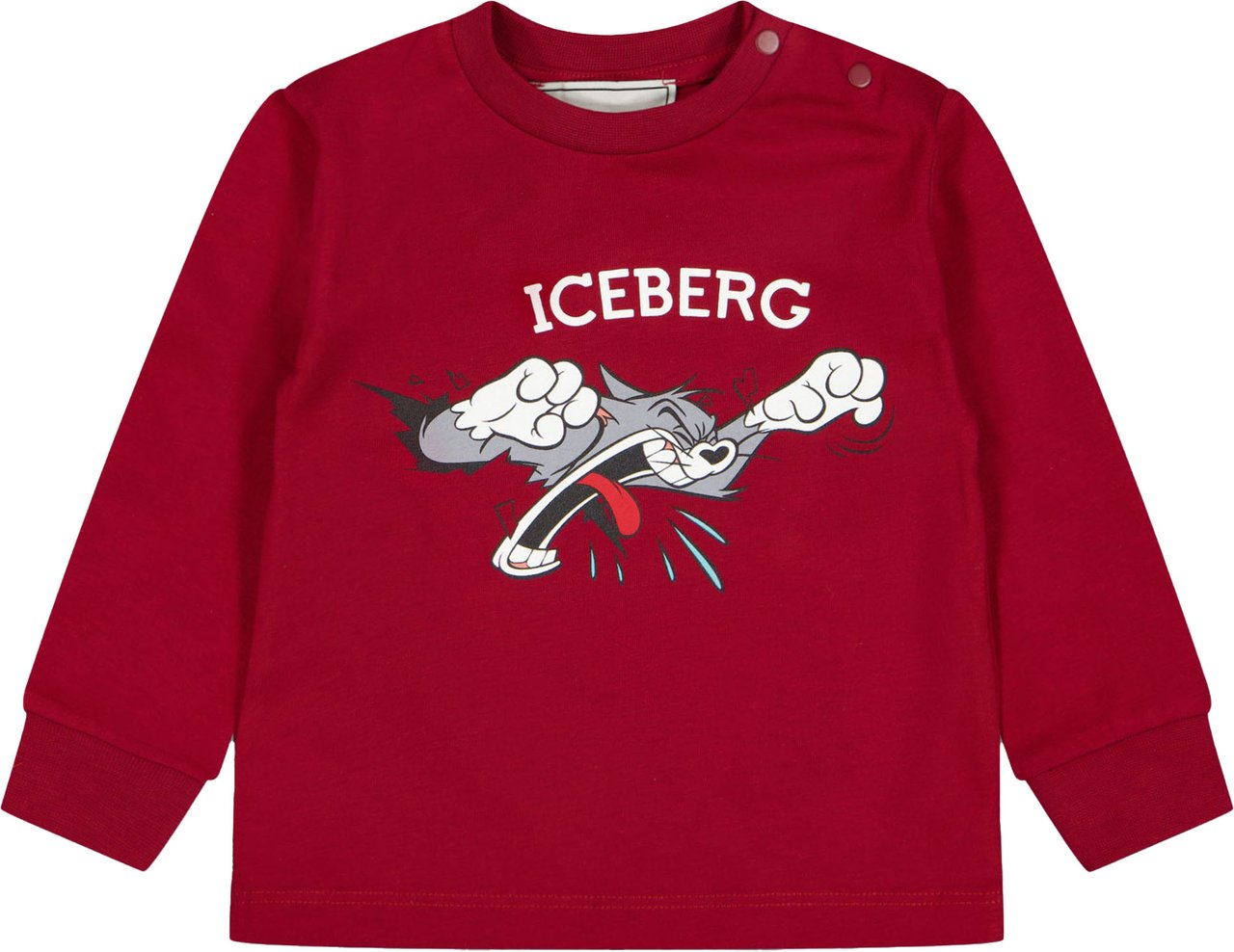 Iceberg Iceberg Baby Jongens T-Shirt In Rood Rood