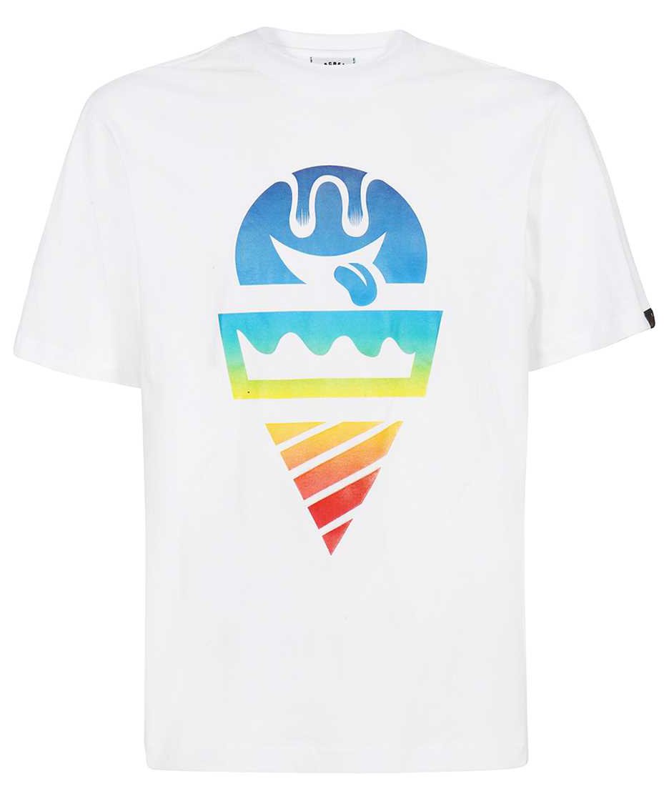 ICECREAM Printed cotton T-shirt Wit
