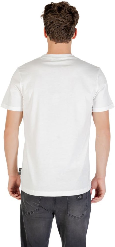 Icon Denim Icon Black And White Cotton T-Shirt Wit