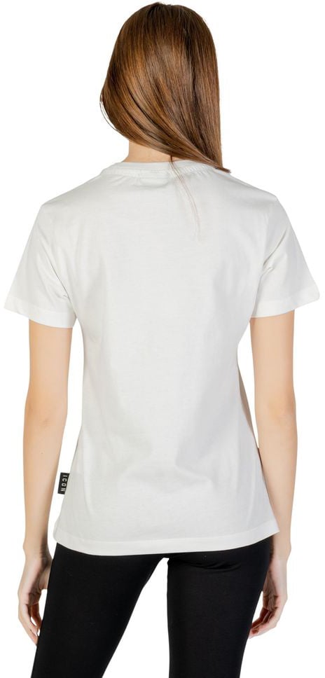 Icon Denim Icon Cream Cotton T-Shirt Beige