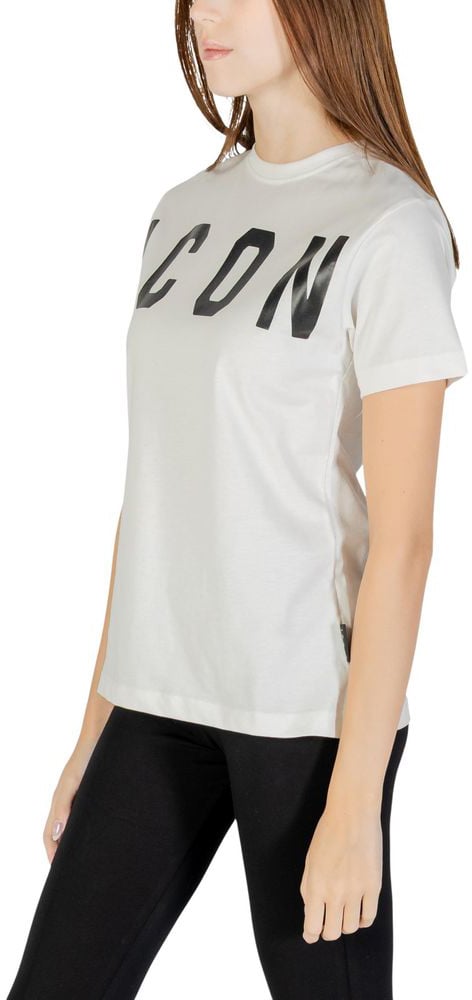Icon Denim Icon Cream Cotton T-Shirt Beige