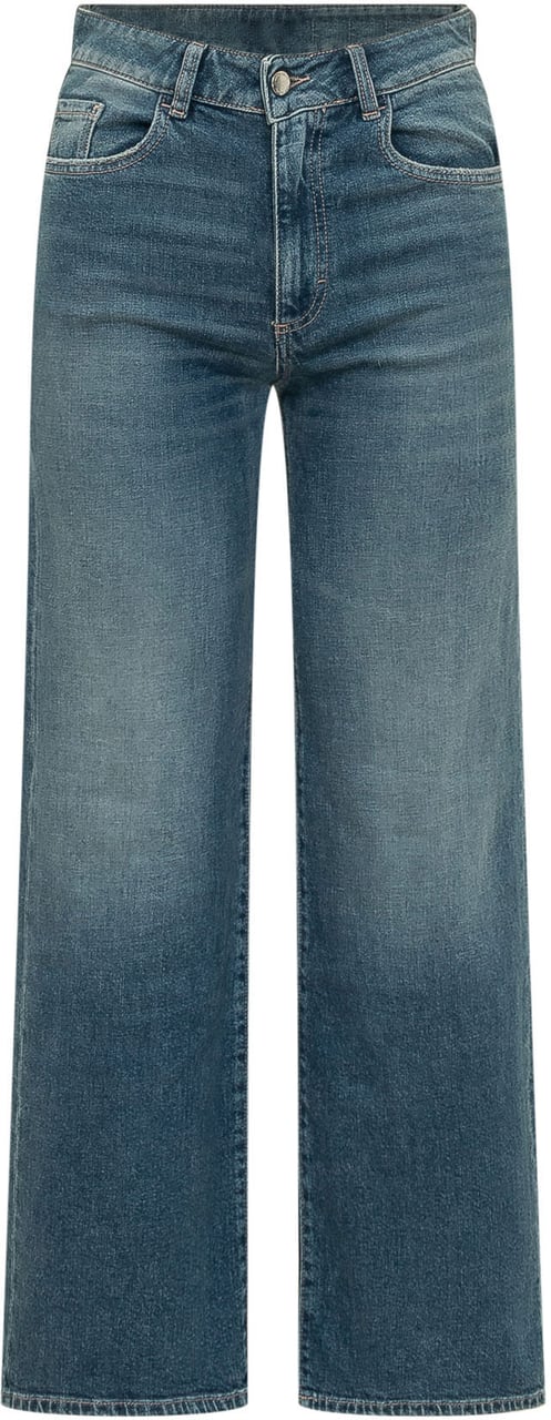Icon Denim Jeans gamba dritta Blauw