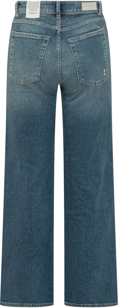 Icon Denim Jeans gamba dritta Blauw