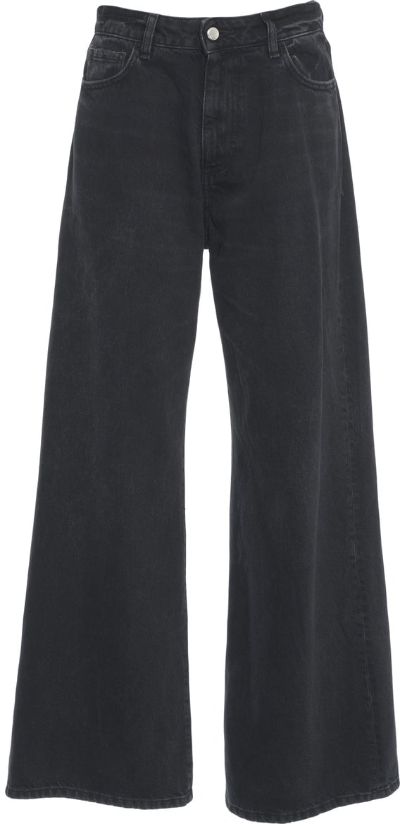 Icon Denim Wide leg jeans 'Bea' Zwart