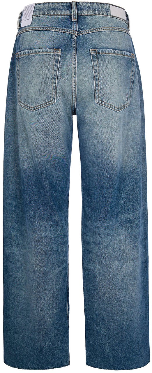 Icon Denim Jeans Aged Stone Grijs