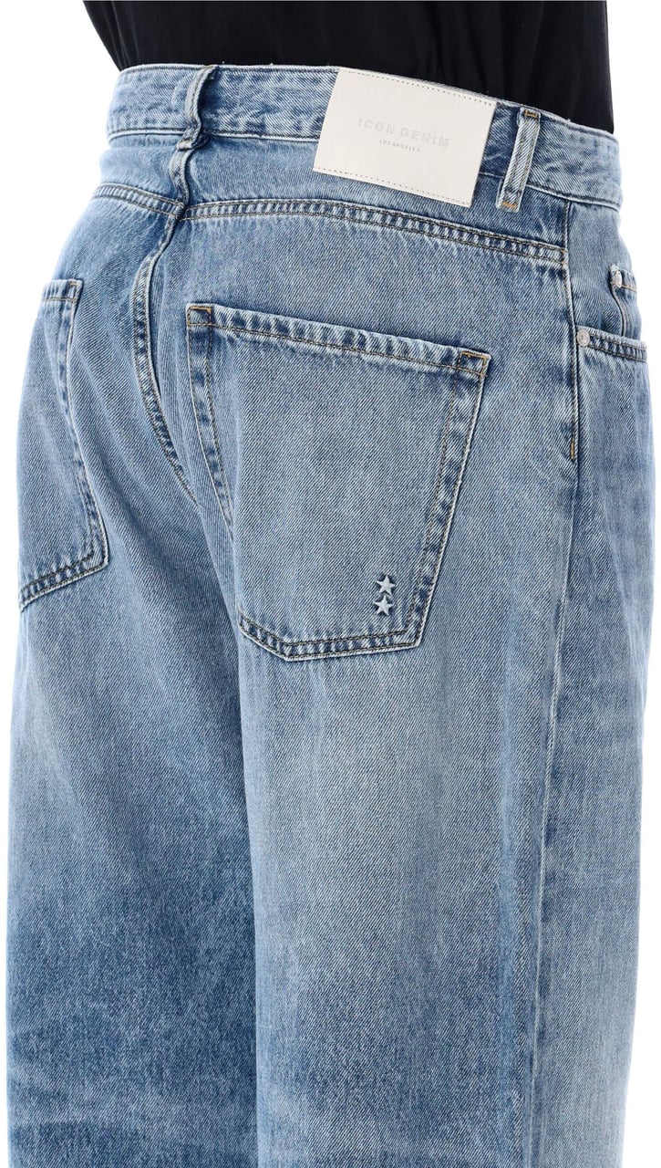 Icon Denim Will Baggy Jeans River Blauw