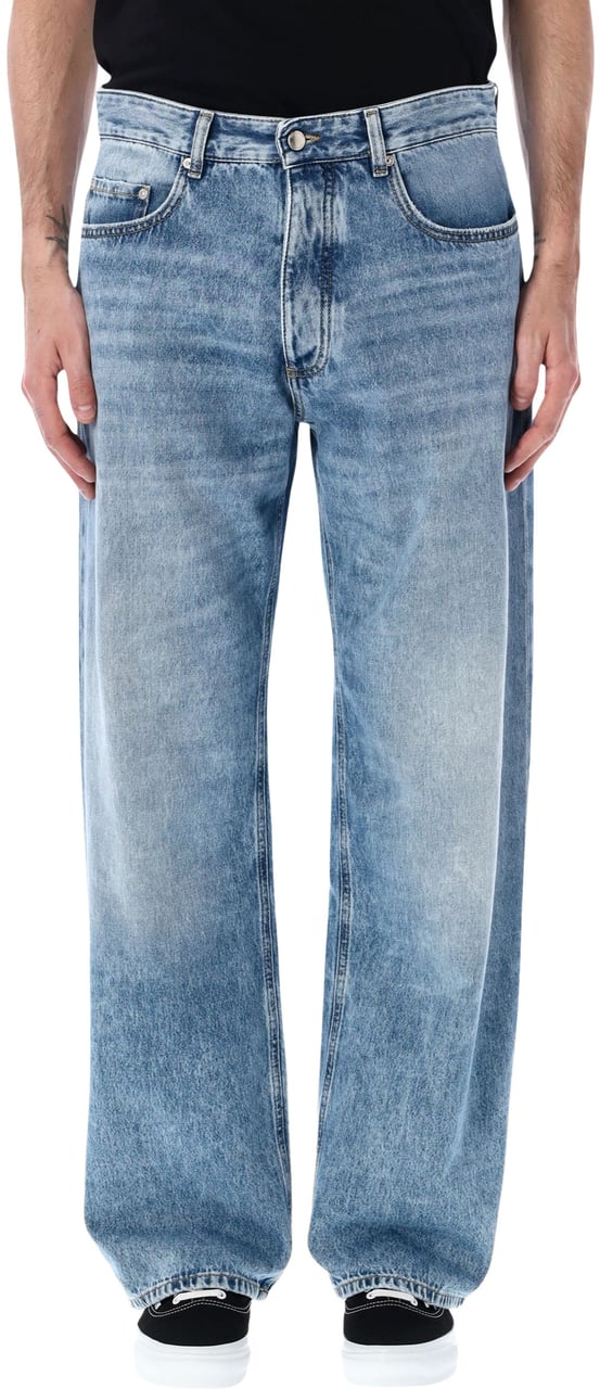 Icon Denim Will Baggy Jeans River Blauw