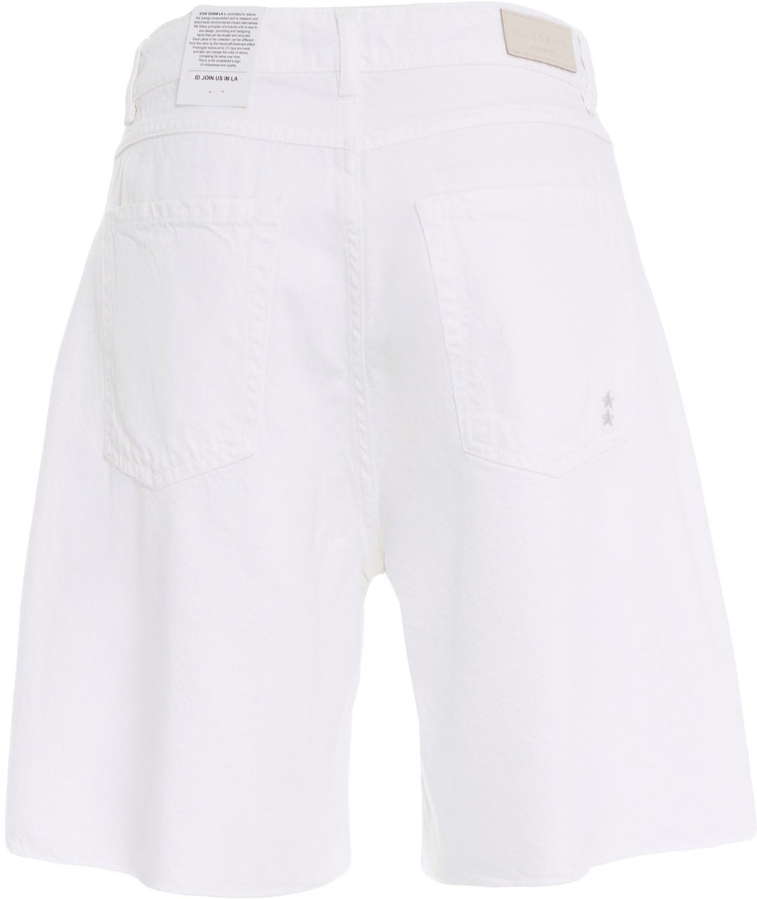 Icon Denim Denim bermudas 'Lea' Wit