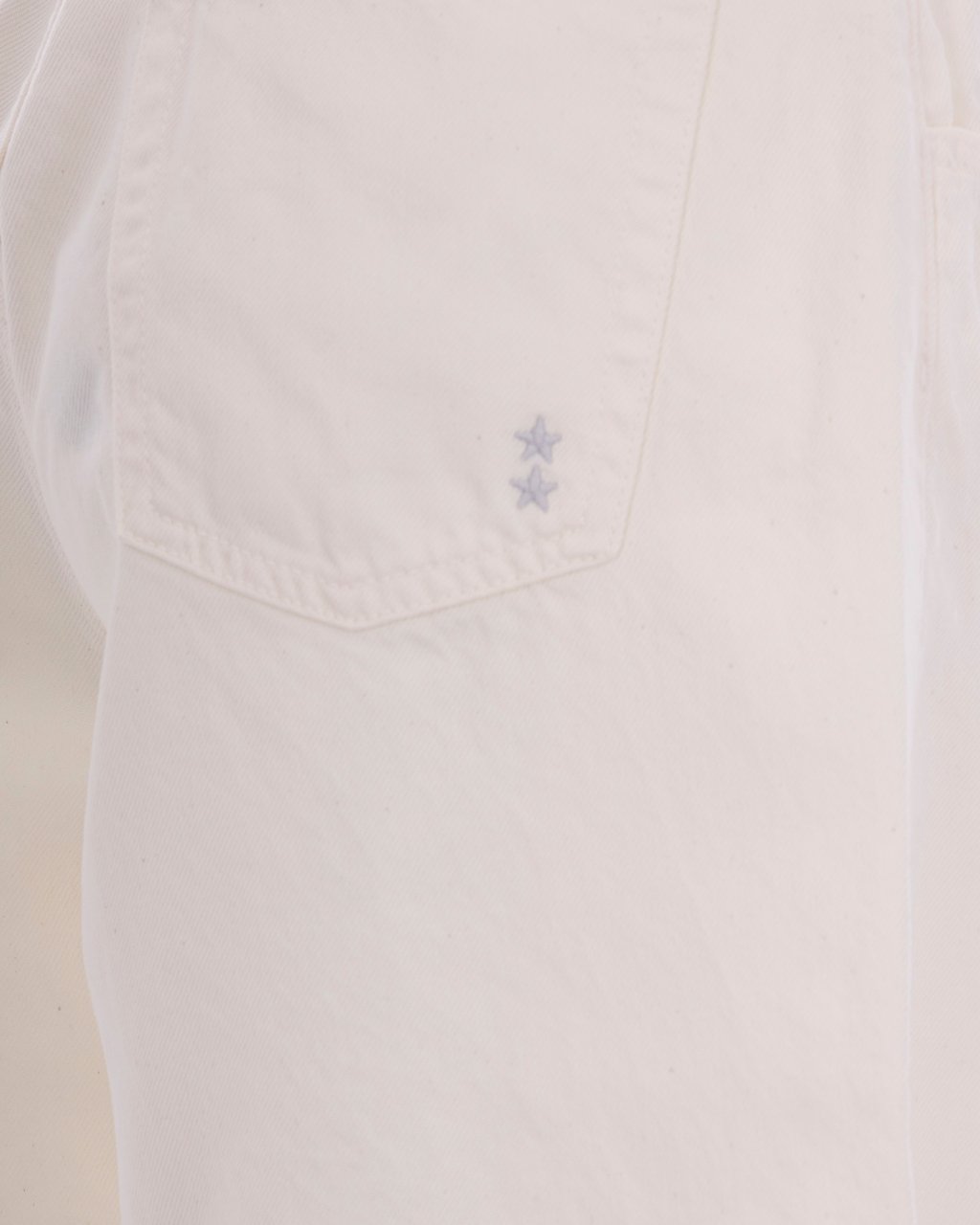 Icon Denim Shorts White Wit