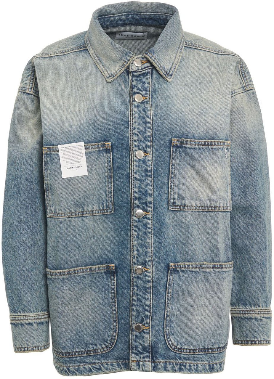 Icon Denim Denim jacket 'Nika' Blauw