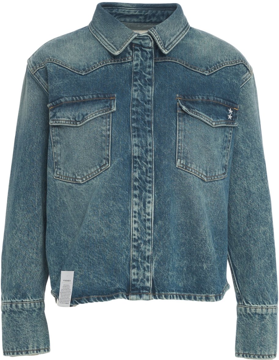 Icon Denim Denim overshirt 'Norah' Blauw