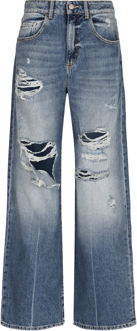 Icon Denim Poppy wide-leg jeans Blauw