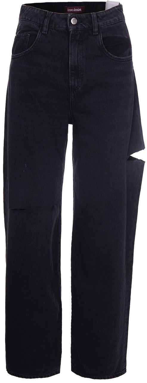 Icon Denim Jeans Graphite Black Zwart