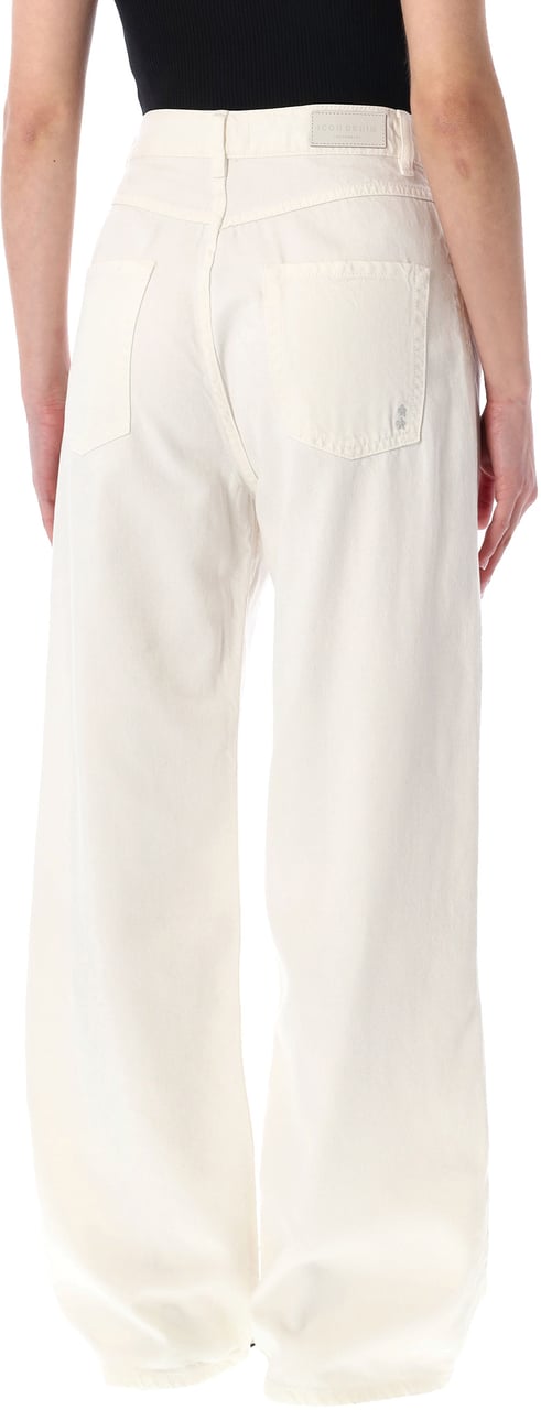 Icon Denim Poppy Bull Denim Bianco Wit
