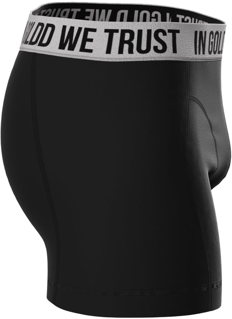 In Gold We Trust The Boxer Jet Black Zwart