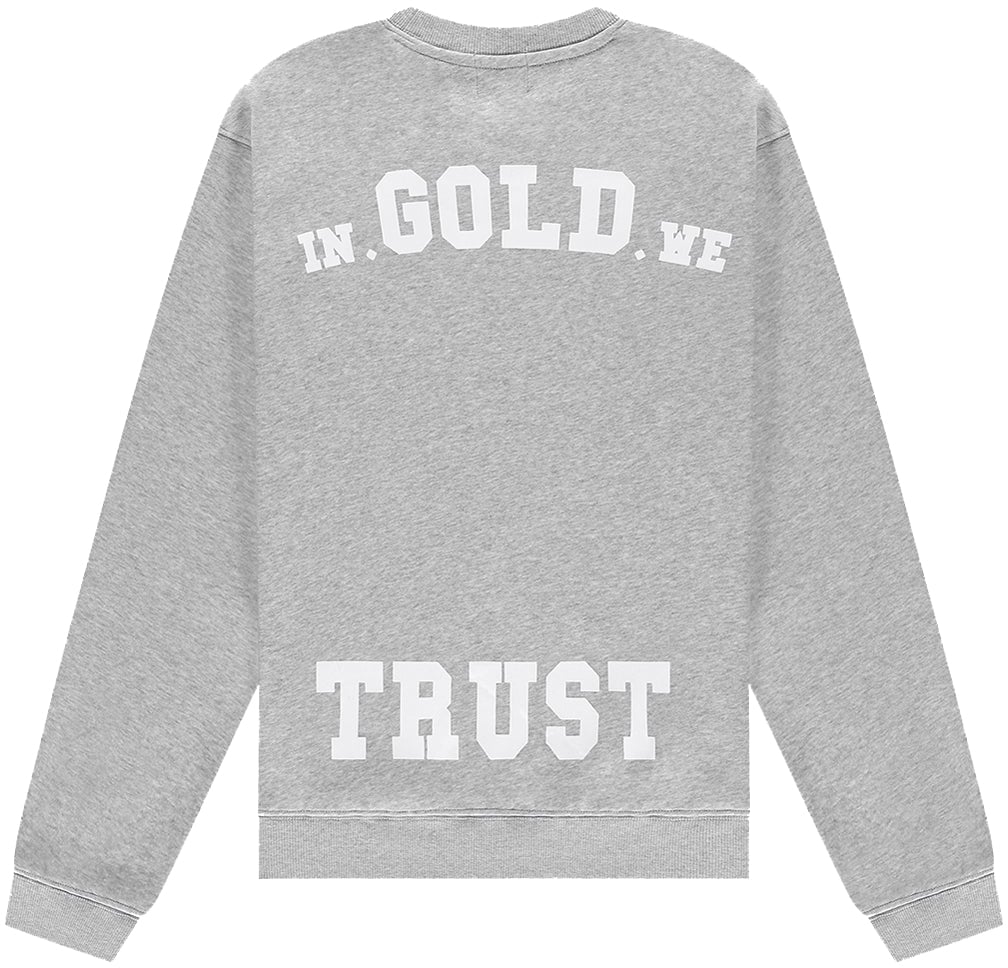 In Gold We Trust The Out Sweater Grey Melange Grijs