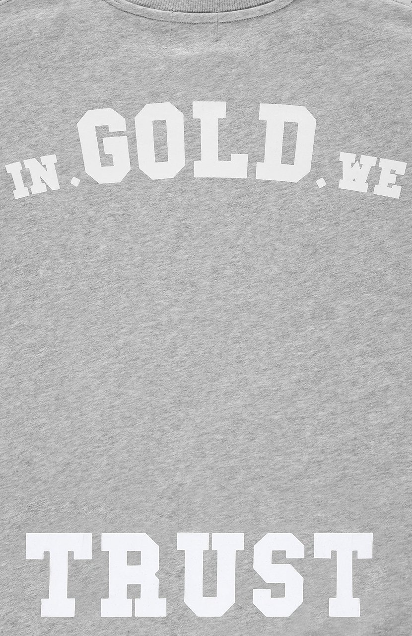 In Gold We Trust The Out Sweater Grey Melange Grijs