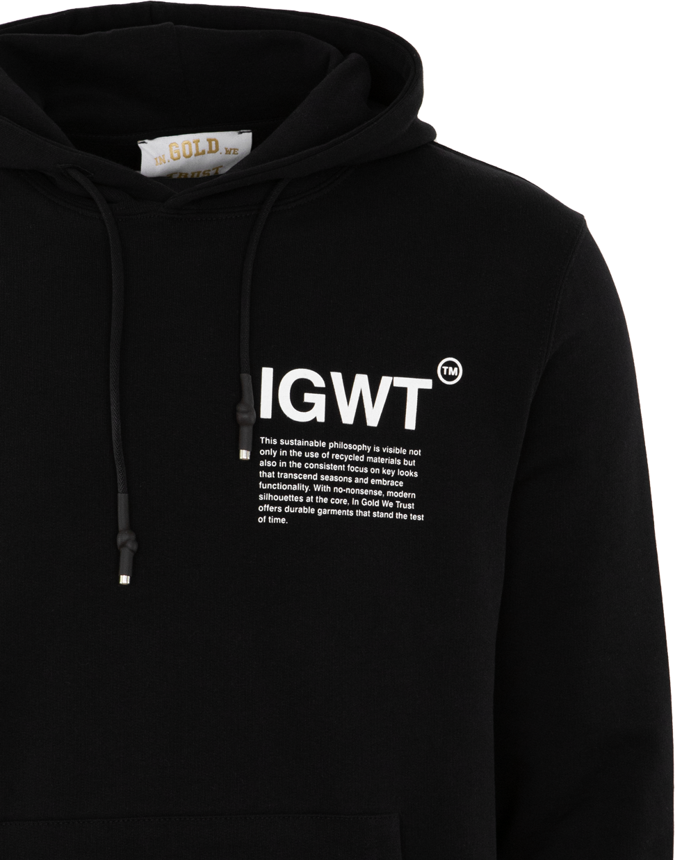 In Gold We Trust Heren The Evolution Zwart Zwart