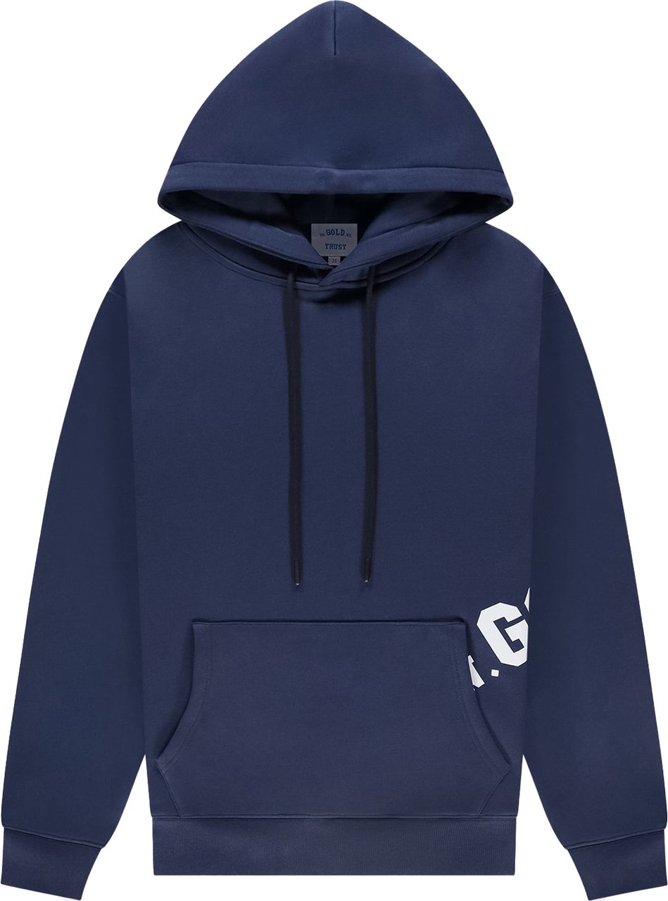 In Gold We Trust The Screw Hoodie Blue Blauw