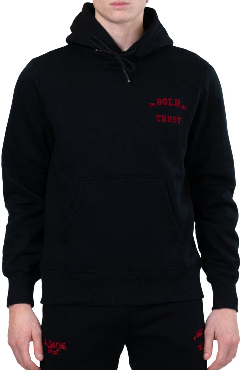 In Gold We Trust Notorious '25 Black  Red Zwart