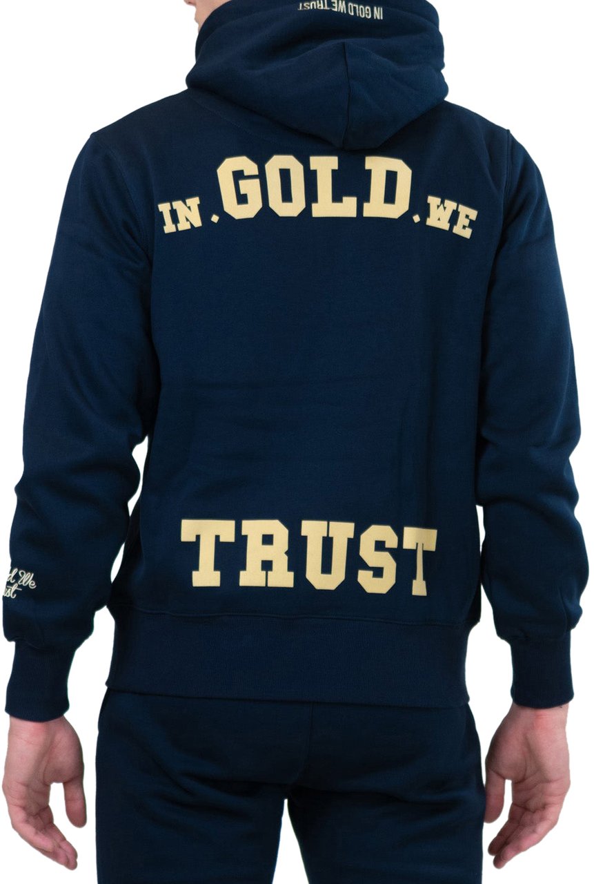 In Gold We Trust Notorious '25 Navy Blauw