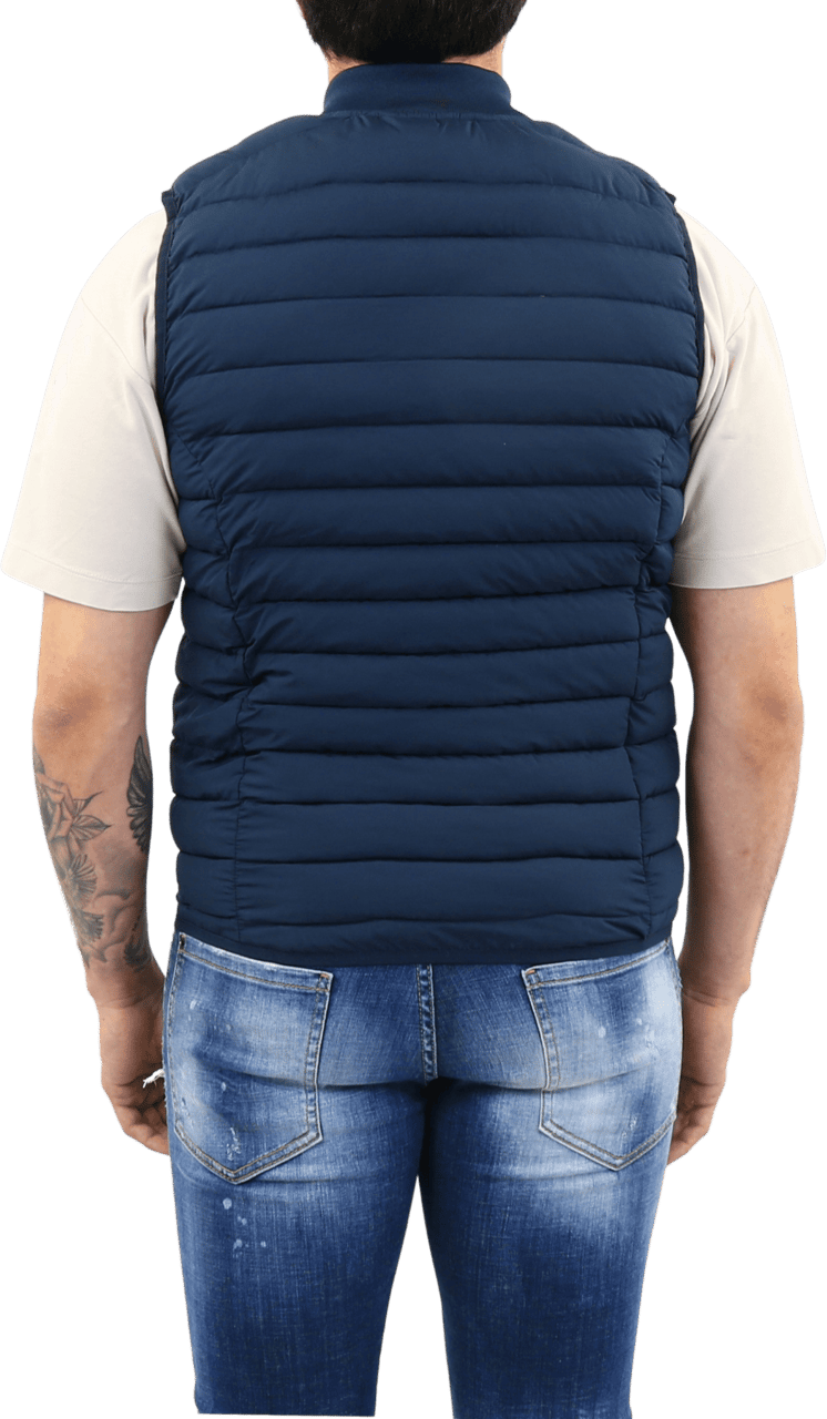 In Gold We Trust Heren The Glory Bodywarmer Blauw