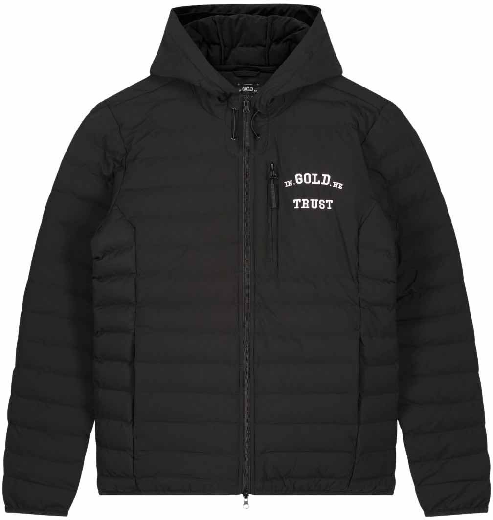 In Gold We Trust The K1 Hood Jet Black Zwart