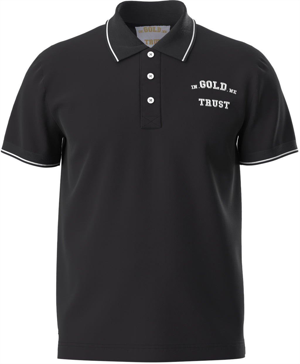 In Gold We Trust Kids The Boris Jet Black Zwart