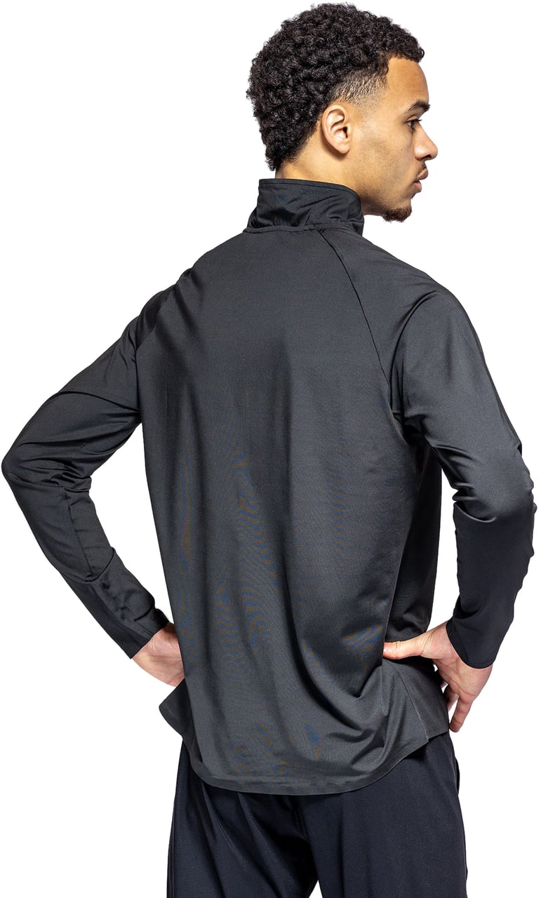 In Gold We Trust Sport Longsleeve Zip Zwart