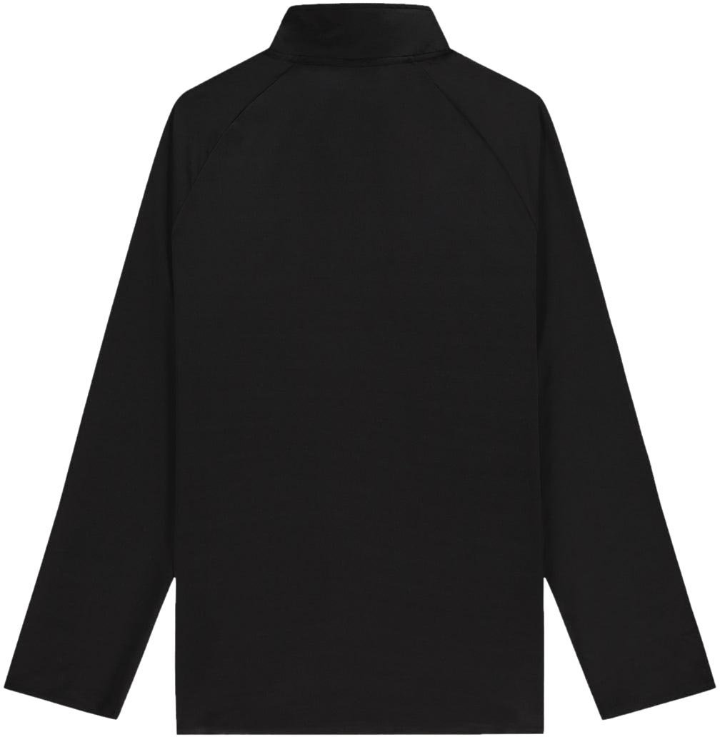 In Gold We Trust Sport Longsleeve Zip Zwart