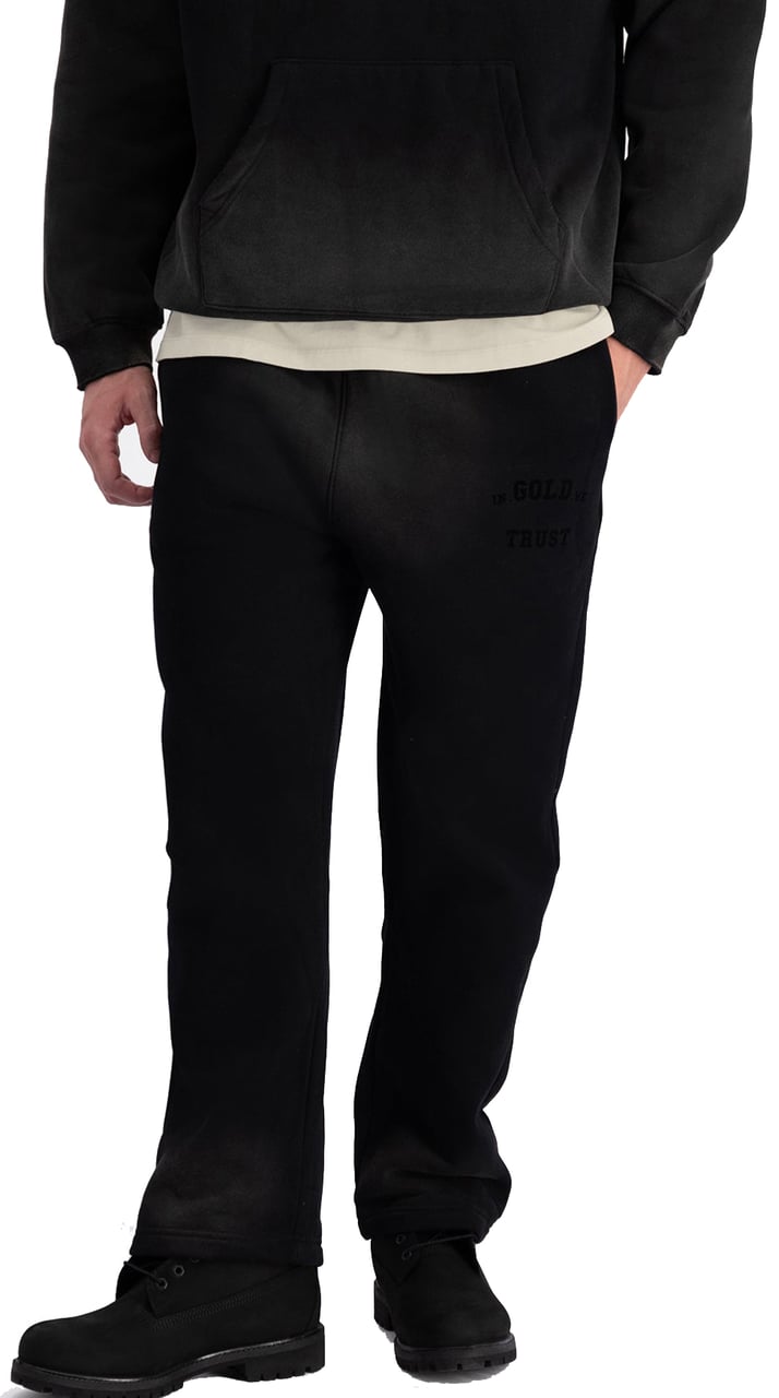 In Gold We Trust The Wash Pants Black Zwart