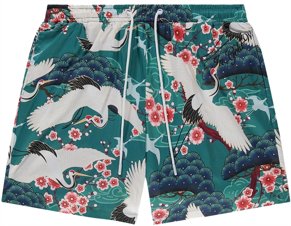 In Gold We Trust The Birds Swim Short Divers
