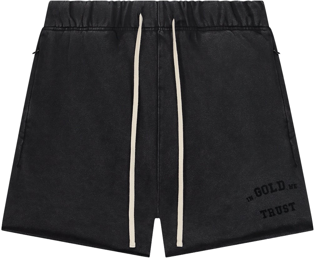 In Gold We Trust The Strict Short Grey Grijs