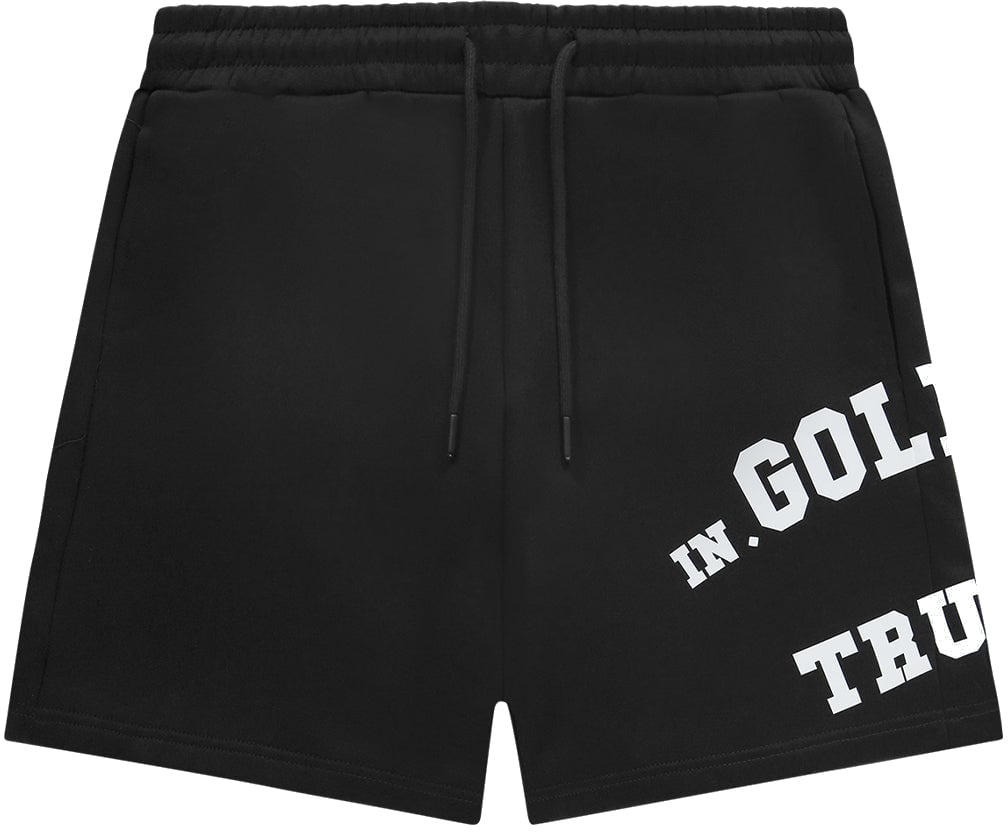In Gold We Trust The Shorter Black Zwart
