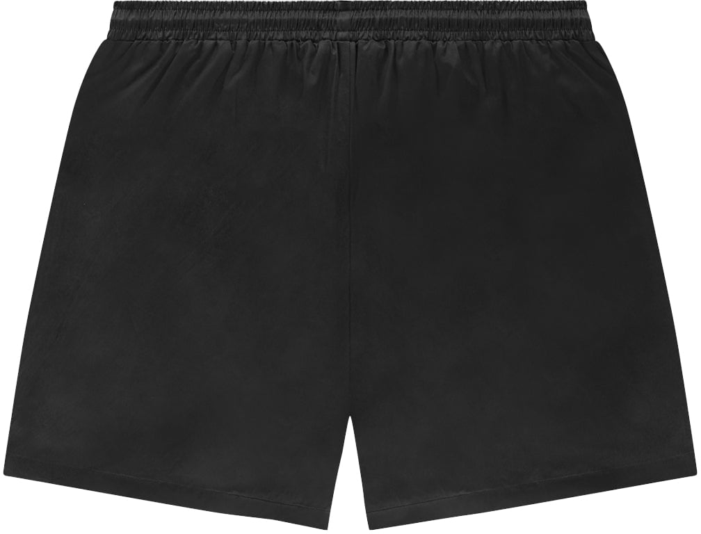 In Gold We Trust The Straight Swim Short Black Zwart