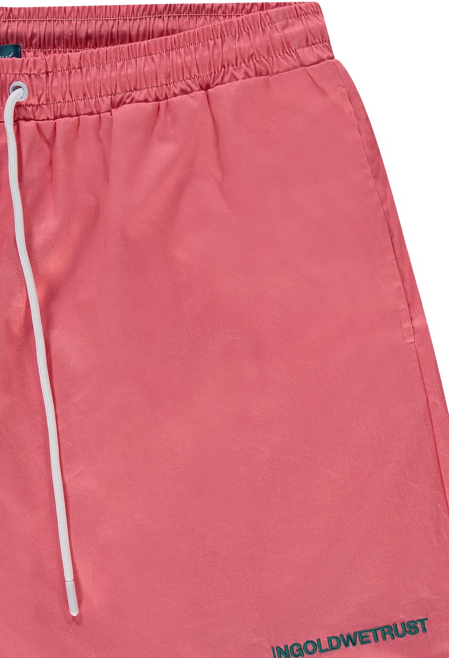 In Gold We Trust The Straight Swim Short Pink Roze