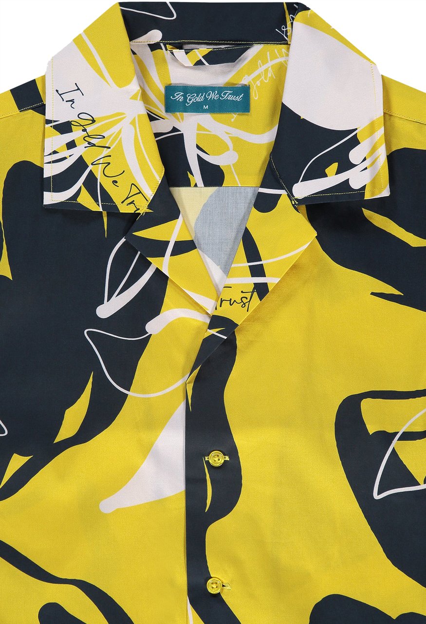 In Gold We Trust The Abstract Shirt Geel