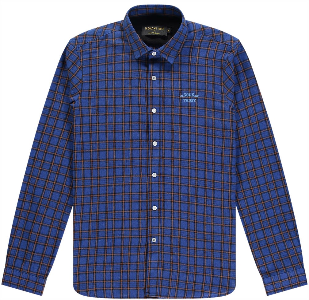 In Gold We Trust The Clash Dark Blue Blauw