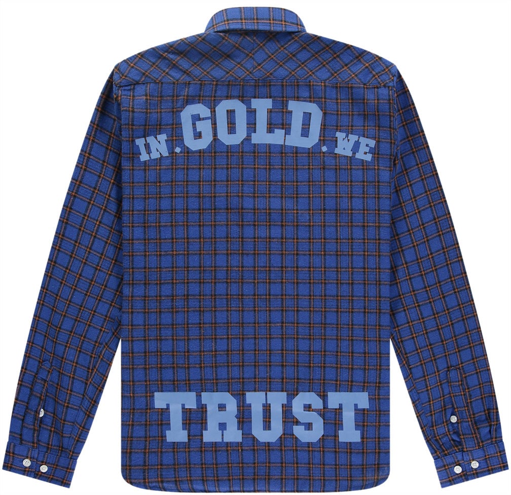In Gold We Trust The Clash Dark Blue Blauw