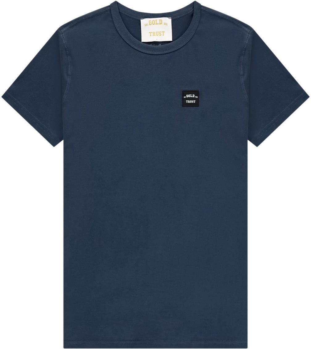 In Gold We Trust The Lock Shortsleeve Black Iris Zwart