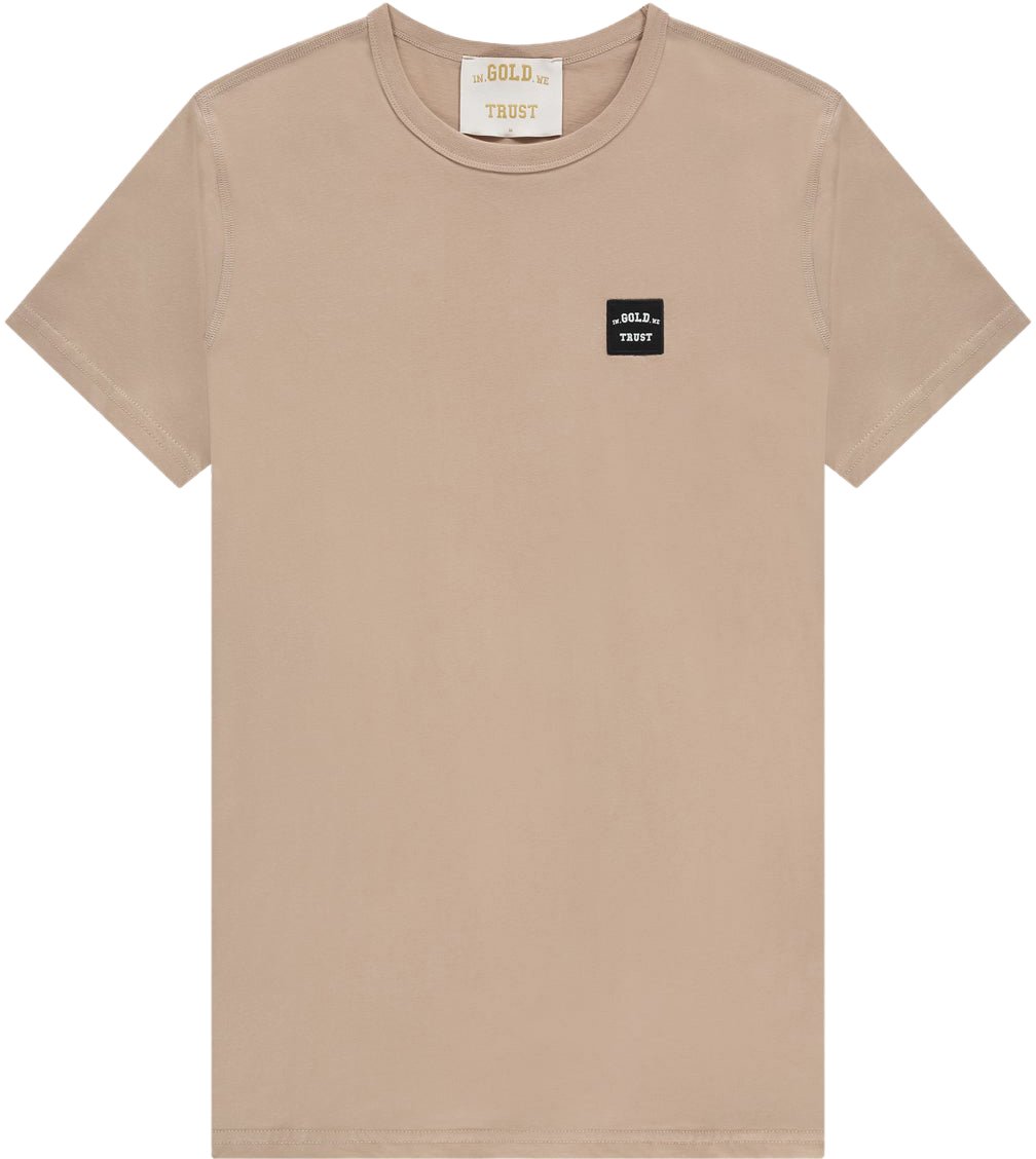 In Gold We Trust The Lock Shortsleeve Savannah Tan Beige